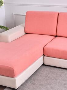 1 Đồng Màu Ghế Sofa Đệm Tối Giản Ghế Sofa Polyester Đệm Cho Gia Đình - Hồng - Xem 7