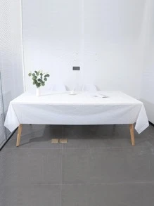 1/2 piezas Mantel desechable para fiesta, mantel de plástico PE de unicolor de 108 pulgadas, decoración de mesa de postres de cumpleaños, suministros para fiestas