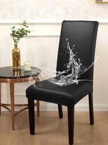 1/4/6pcs Leather Anti-Cat Scratch Chair Covers For Home & Bedroom