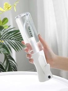 1入組300毫升透明噴霧瓶浴用簡易乳液分配器 - 白色 - 查看 3