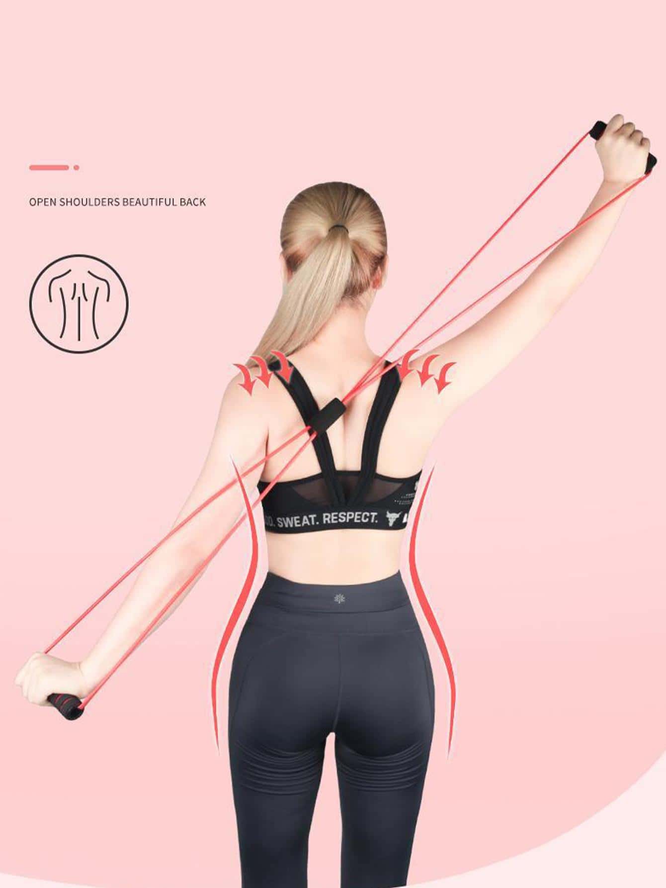 1入組雙色拉繩索 - 紅色 - 查看 1