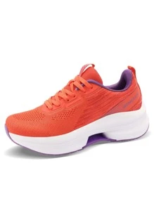 Womens Walking Running Shoes Athletic Non Slip Arch Support Tennis Fashion Sneakers - 橘色 - 查看 2