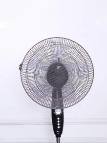 1 pièce Housse de protection contre la poussière de ventilateur électrique à mailles de couleur aléatoire, housse de ventilateur électrique de couleur unie simple pour la maison, le sac, l'organisateur, le stockage