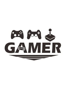 1 Chữ Đồ Họa Dán Tường Hiện Đại Cho Game & Chữ Đồ Họa PVC Decal Dán Tường Trang Trí Nhà Cửa - màu đen - Xem 6