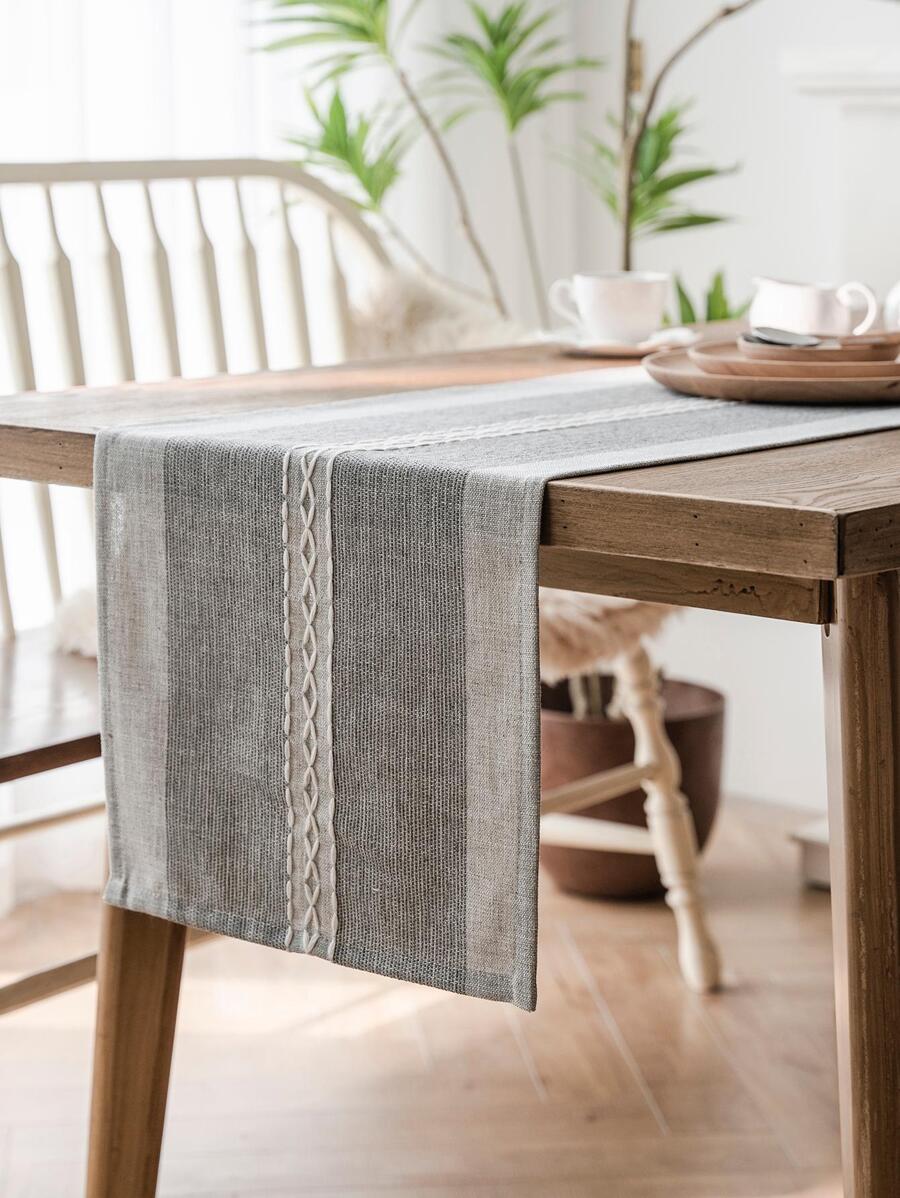 Caminos de Mesa A rayas - Multicolor - Ver 1