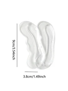 2 miếng dán gót chân bằng silicon, miếng dán giày di động cho hộ gia đình - Trong sáng - Xem 7