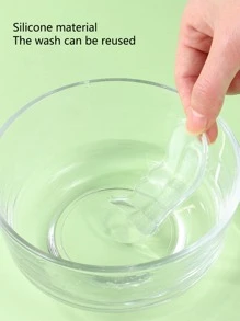 2 miếng dán gót chân bằng silicon, miếng dán giày di động cho hộ gia đình - Trong sáng - Xem 4