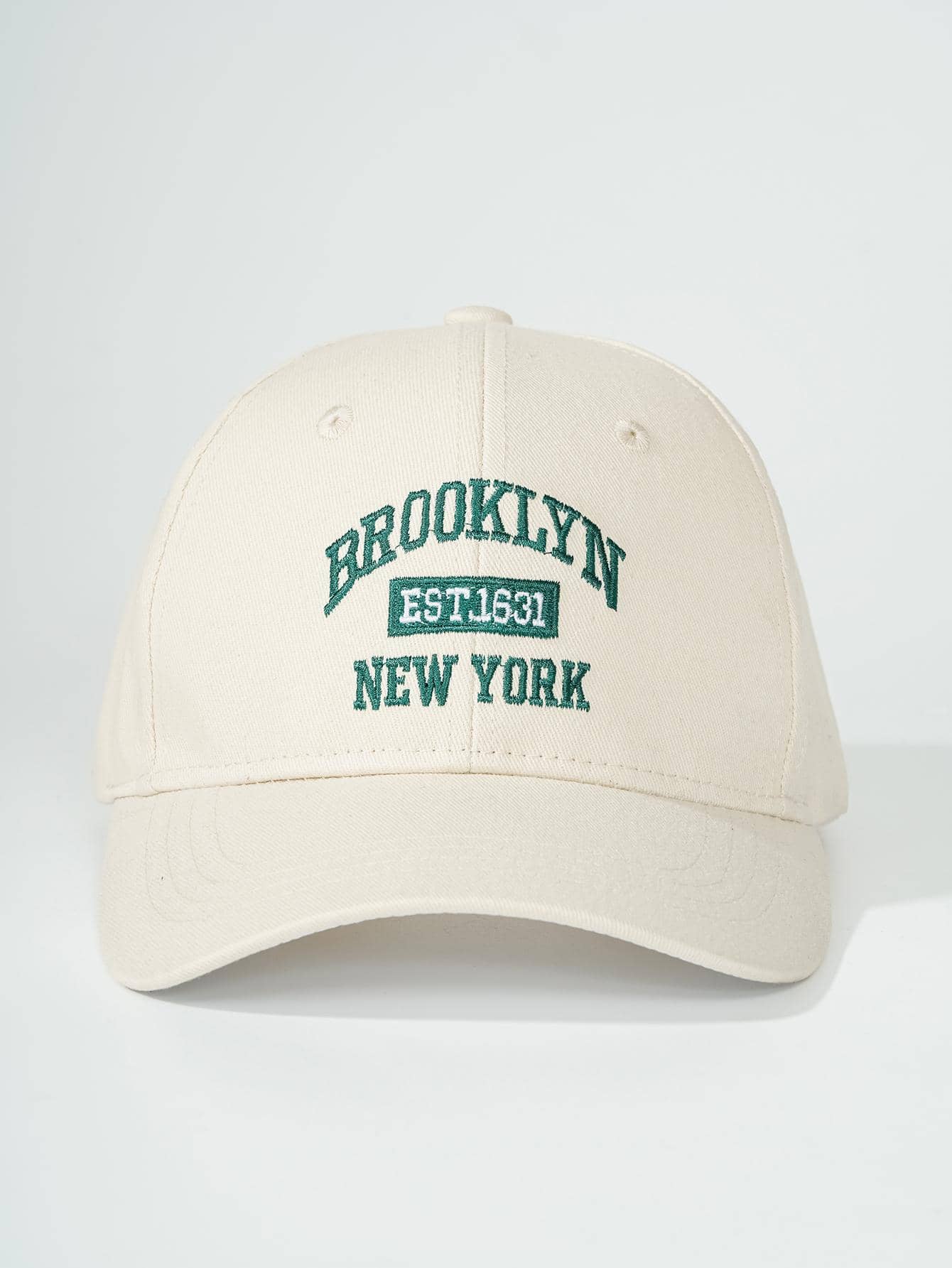 1pc Men Corduroy Baseball Cap, Fashionable Unisex Sun Hat, Outdoor Streetwear Hip Hop Snapback - Beige - View 1