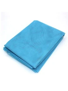 1pc Solid Outdoor Picnic Mat - Blue - View 1