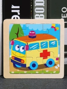 1set Cartoon Graphic Jigsaw Puzzle - Multicolor - View 2