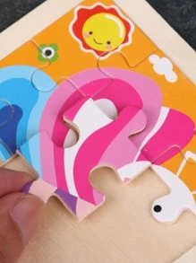 1set Cartoon Graphic Jigsaw Puzzle - Multicolor - View 6