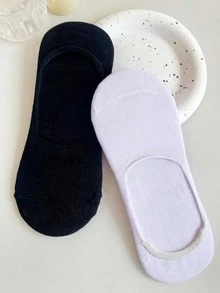 2 đôi Vớ vô hình chắc chắn - Nhiều màu - Xem 2