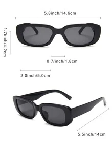 4 件装女士小框猫眼镜户外遮阳多款式时尚眼镜套装