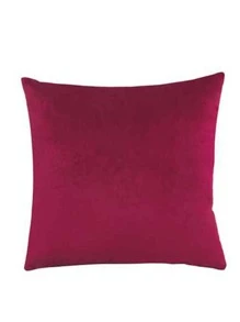 Solid Cushion Cover Without Filler, Simple Red Fabric Decorative Cushion Cover For Bed, Sofa - Burgundy - View 4