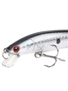 1入組帶魚鉤魚裝飾魚餌 - 彩色 - 查看 3