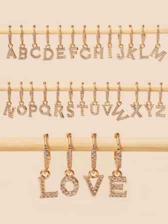 قطعة واحدة فاخر سبائك النحاس مكعب زركونيا زخرفة بتصميم عبارة اقراط متدلية للنساء الى الحياة اليومية نحاس مجوهرات