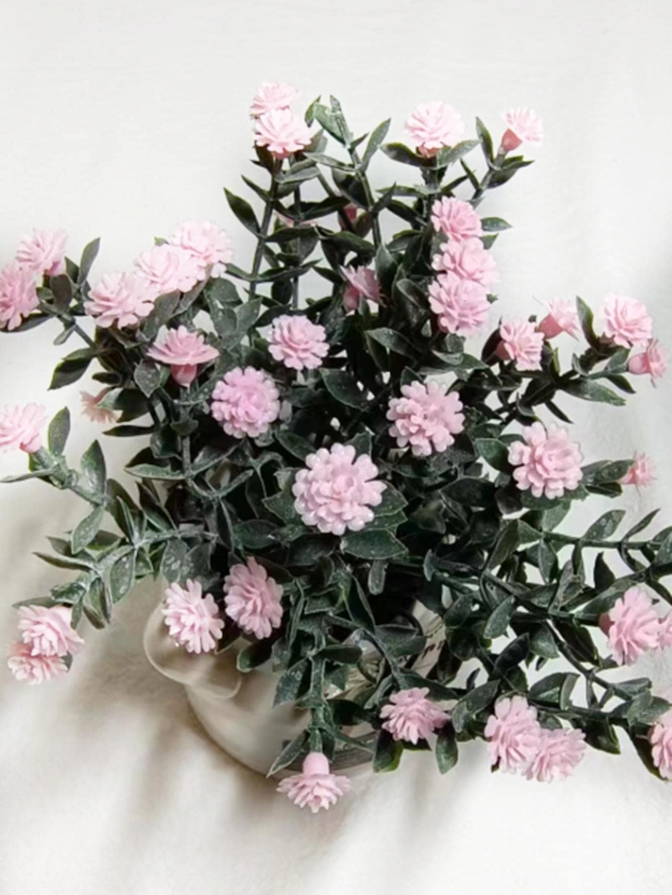1pc Artificial Gypsophila Potted Plant, Suitable For Wedding Decor, Home Decor, Party Decor - Pink - View 1