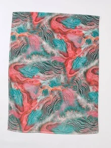 Khăn voan in họa tiết - Nhiều màu - Xem 2