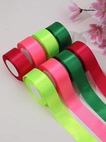 5入組普通禮品包裝帶黑色滌綸禮品帶用於禮品 - 黑色 - 查看 8