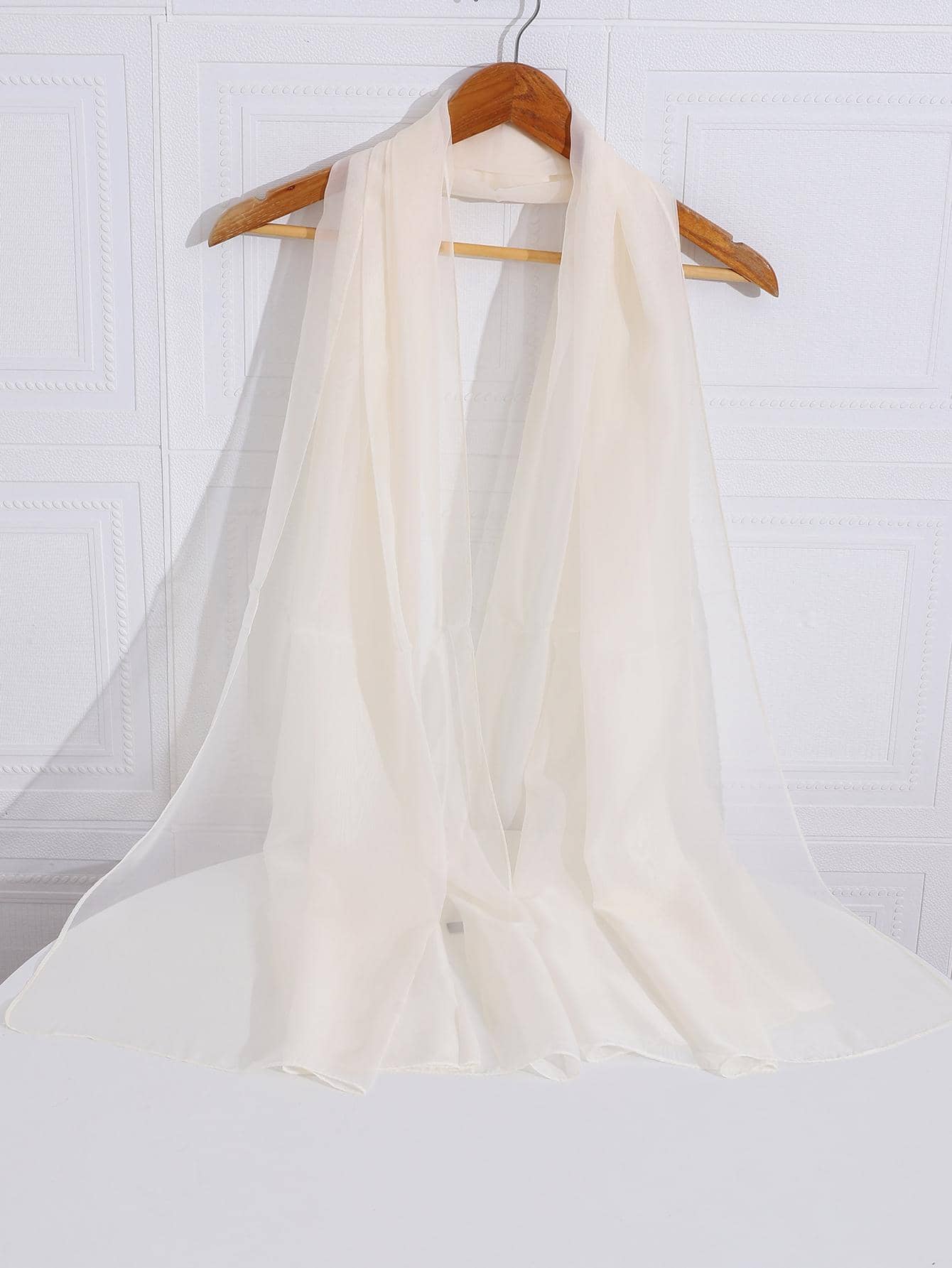 Khăn quàng cổ tối giản - Màu be - Xem 1