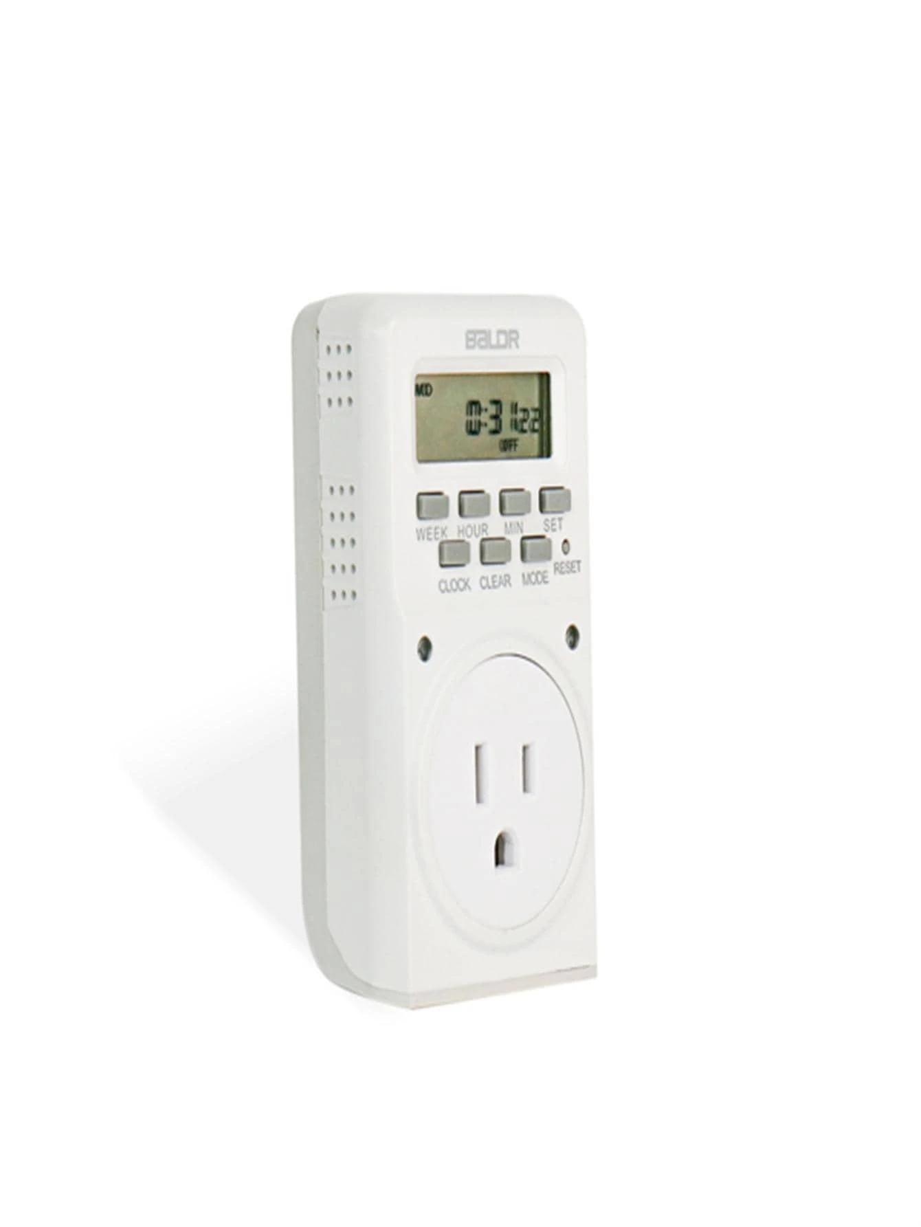 Save Electricity Programmable Timer Switch - White - View 1