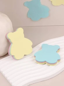 1pc Bear Shaped Sticky Note, Creative Multi-purpose Easy To Post Writable Sticky Note For School Student, Office - Multicolor - View 1