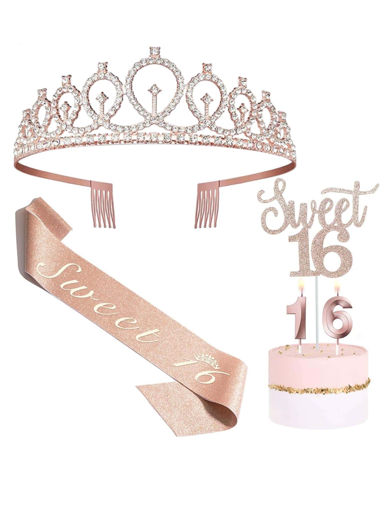 5pcs Letter Decor Party Headband & Sash Set - Multicolor - View 1