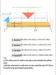 1pc Cat Paw Embroidered Sofa Towel, Cartoon Cute Polyester Anti-slip Sofa Cover Blanket For Living Room - White - View 2