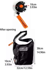 Túi Lưu Trữ Di Động Đơn Giản Polyester Chữ Đồ Họa Mua Sắm Túi Bảo Quản Ngoài Trời - Hồng - Xem 7