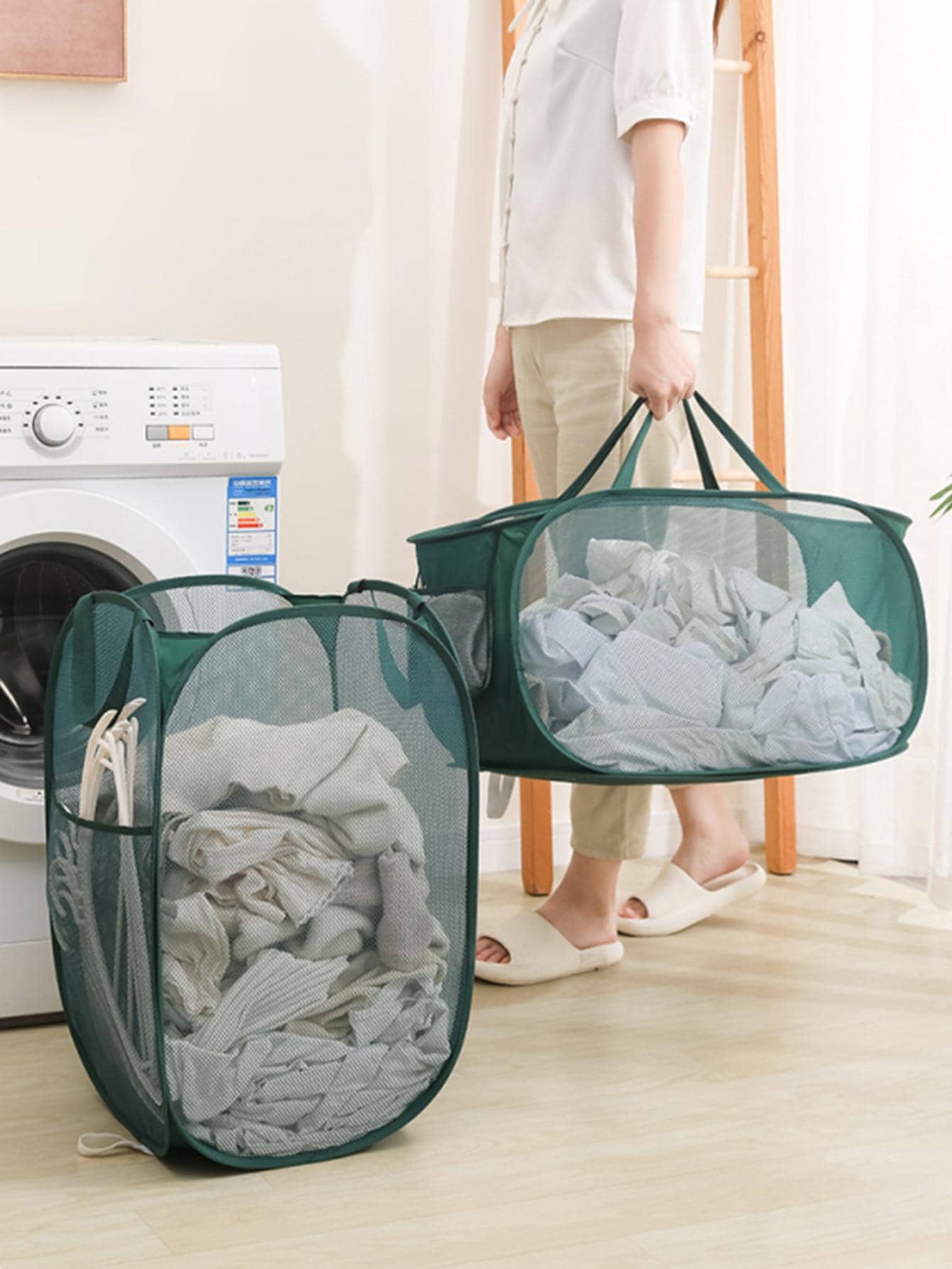 1 cái lưới giặt cản trở - màu xanh lá - Xem 1
