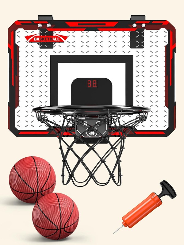 Indoor Basketball Hoop For Kids, Door Room Basketball Hoop, Mini