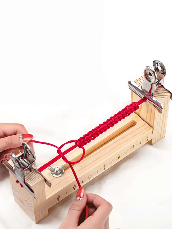 3pcs Modern Creative Rope Braiding Tool Handknitted Rope Rack For