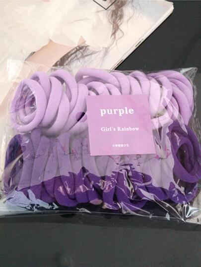 50个装女士纯色休闲发圈，适合日常、狂欢节、马尾辫造型，发圈、橡皮筋、发绳、弹性发绳，发饰、发饰、弹性发带