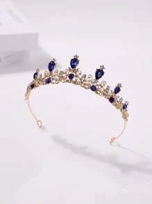 水鑽裝飾髮箍 - 彩色 - 查看 2