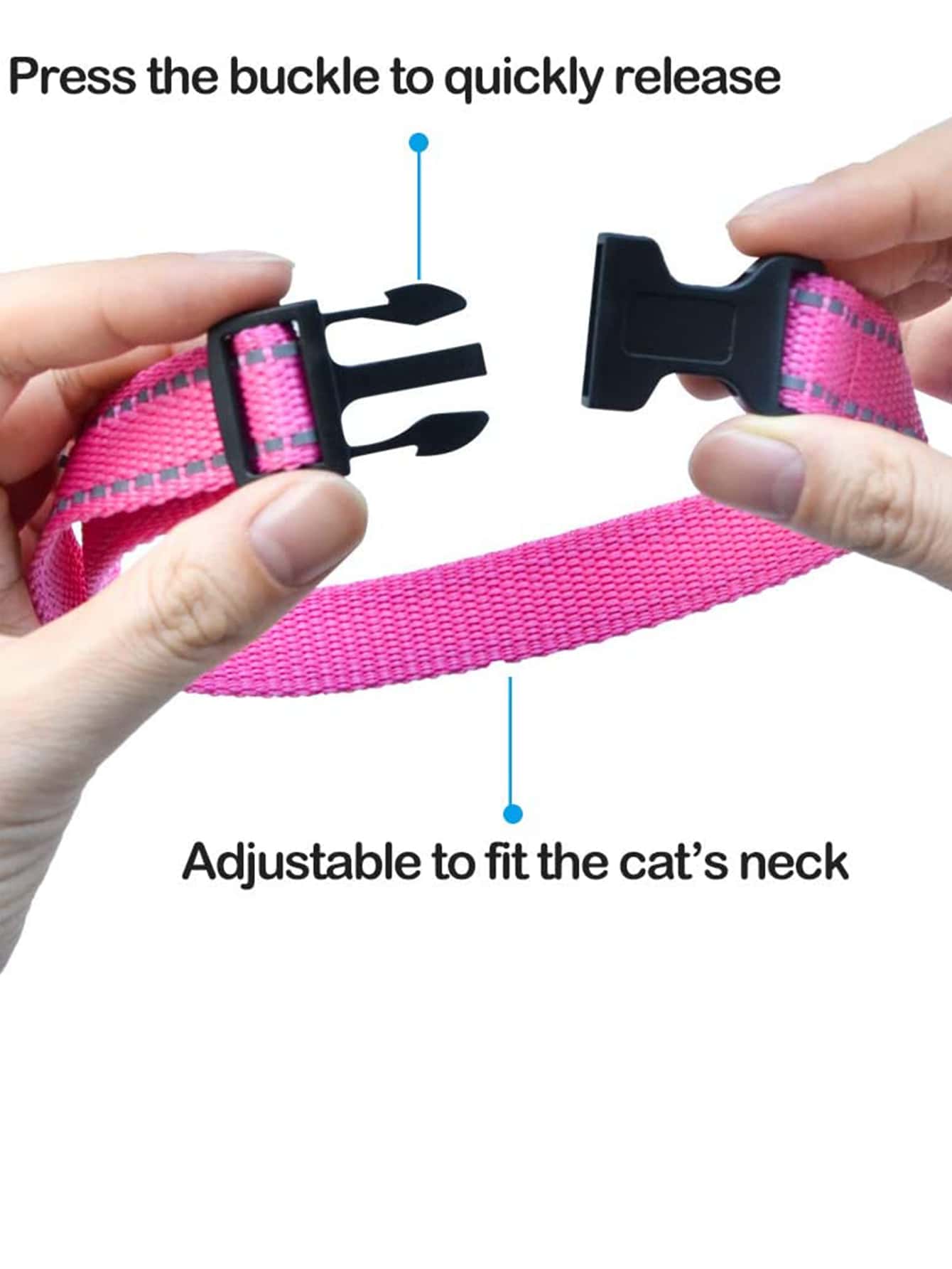Cat Meow Collar, Automatic No Shock Vibration Collar for Cats, Cat Trainer Designed Collar for
