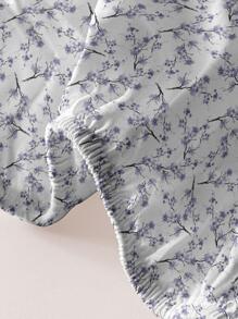 花紋床單，現代彈性帶床單，配房必備 - 黑與白 - 查看 6