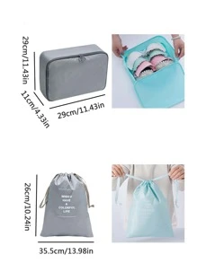 Travel Packing Cubes & Bags - Grey - View 4