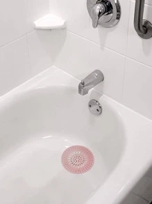 5入組接發器耐用矽膠發塞淋浴排水蓋易於安裝和清潔