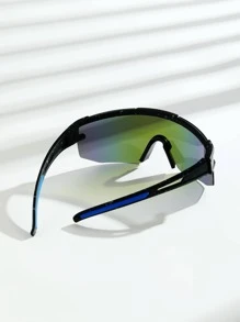 POLASUP 男士有色镜片时尚眼镜 运动骑行眼镜 大框经典设计师款 钓鱼驾驶眼镜 复古时尚男士眼镜 - 运动骑行、滑雪、钓鱼和驾驶 - 防风 - 经典设计师款”。時尚眼鏡配件 - 彩色 - 查看 5