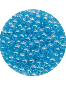 1pack Fashionable 6/8/10mm DIY Bead For Women For DIY Jewelry Making - Baby Blue - View 3