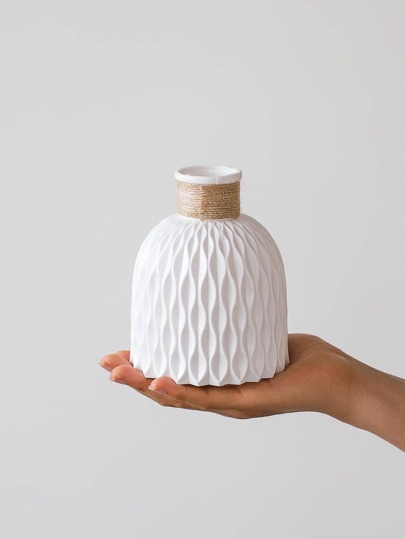 Pc Plastic Flower Vase Wit Unbreakable Small Bloemen Arrangement Home Centerpieces,Home ,Flower Vase,Centerpiece,Table Birthday Graduation Room Glass view 4