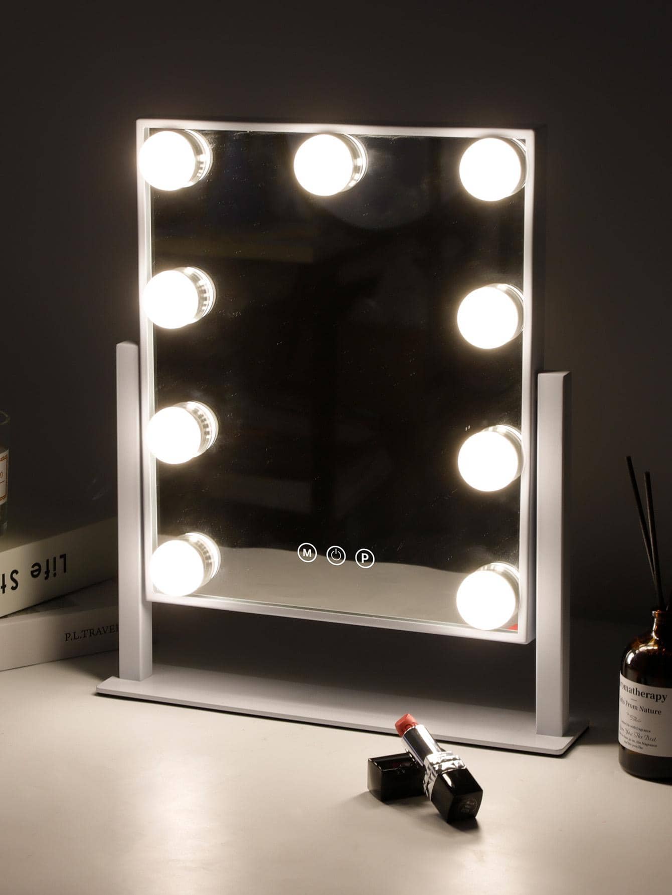 FENCHILIN Hollywood Mirror with Light Large Lighted Makeup Mirror