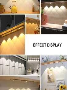 1pc Multi Color Cabinet Light, Aluminum Alloy Creative Light For Home Decor - Multicolor - View 2