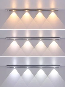 1pc Multi Color Cabinet Light, Aluminum Alloy Creative Light For Home Decor - Multicolor - View 4