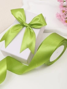 1 cuộn Ruy băng gói quà màu trơn, Ruy băng trang trí quà tặng Polyester màu xanh lá cây cho bữa tiệc - xanh quân đội - Xem 1