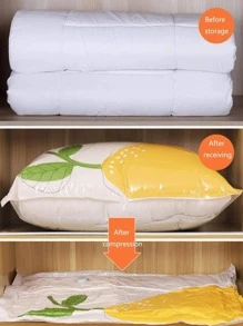 1pc Vacuum Compression Bag Storage Bag For Home Use  Decorations   Autumn Decor Festival Decor Room Decor Home Decor Fall Decor Bedroom Decor - Multicolor - View 2