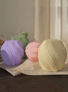 1 件硅胶模具，创意几何设计蜡烛 DIY 硅胶模具，适合 DIY - 白色 - 查看 5