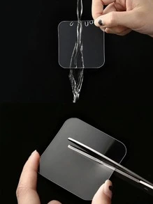 50片/套PVC膠帶透明雙面強力家用貼片 - 無色 - 查看 4