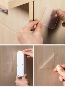 50片/套PVC膠帶透明雙面強力家用貼片 - 無色 - 查看 6