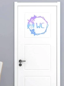 1pc Letter Design Glow In The Dark Wall Sticker, Stickers, Wall Decal, Vinly Decal For Home Decorations, Spring Decoration Items Refresh Your Home, Festival Decoration Stickers Gifts Birthday Graduation